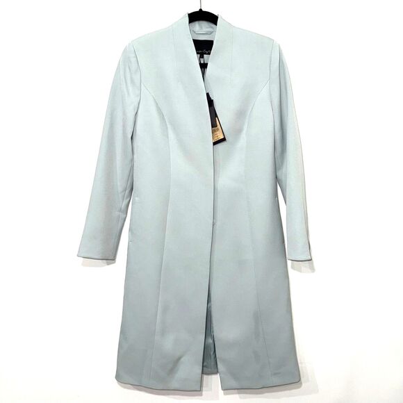 Phase Eight Constanza Coat - Duck Egg Blue US 4 - Picture 6 of 14